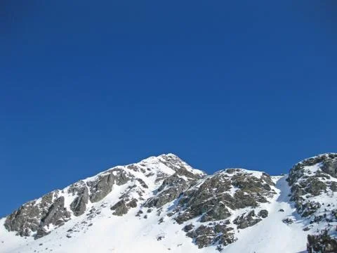 Austrian alps in winter Stock Photos