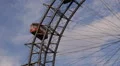 Austrian Biggest Ferris Wheel Austria Vienna City Symbol Prater Amusement Park HD Footage