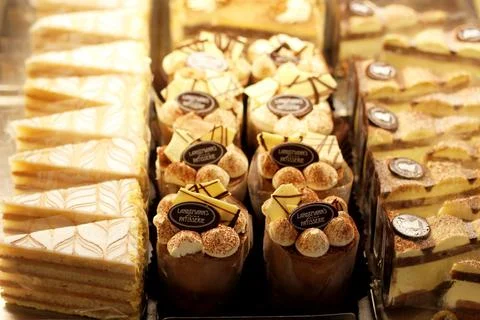 Austrian cakes Stock Photos