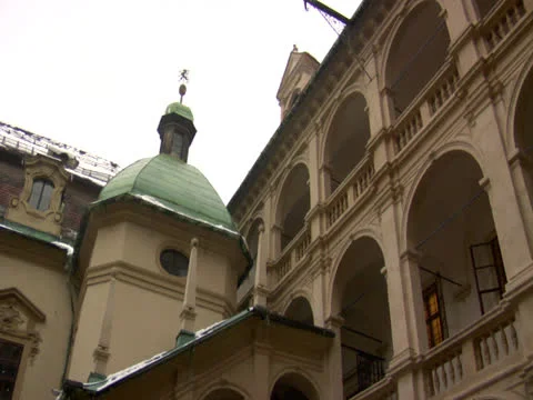 Austrian Castle in the Center of Graz Stock Footage 22735314