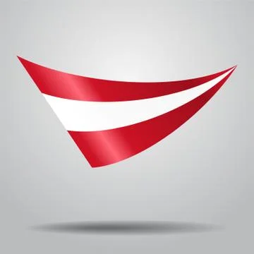 Austrian flag background. Vector illustration. Illustrazione stock