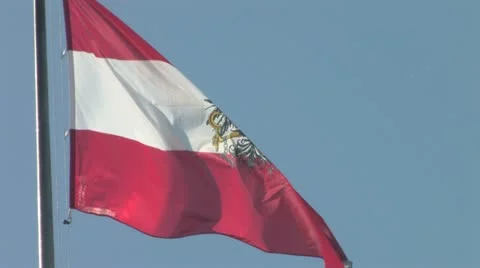 Austrian Flag Stock-Footage 12397515