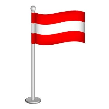 Austrian flag Stock Illustration