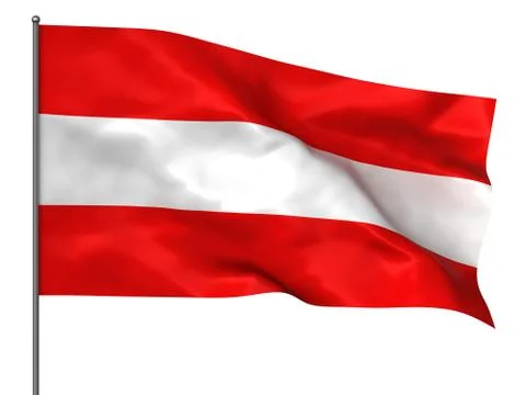 Austrian flag Stock Illustration