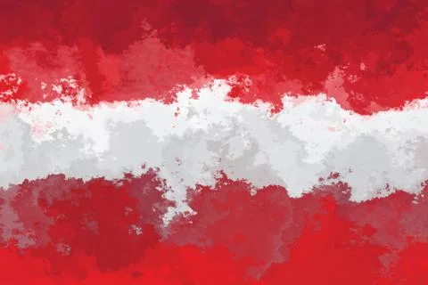 Austrian flag Stock Illustration
