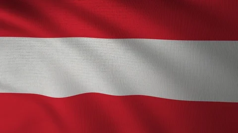 Austrian Flag – international flags waving in the wind - 4k loop Stock Footage 96270101