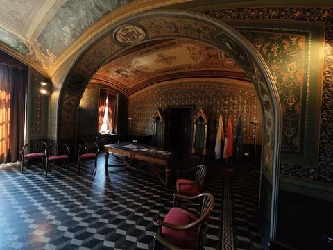 Austrian Hospice in Jerusalem Stock Photos