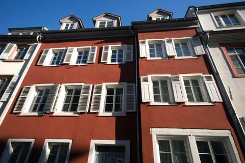 Austrian housefronts Stock Photos