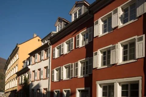 Austrian Housefronts Stock Photos