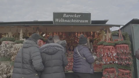 Austrian Market 4k Stock Footage 124569204