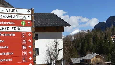 AUSTRIAN MOUNTAIN SWEEP Stock Footage 121450636