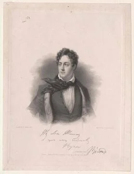 Austrian Museums, 17th-20th ct, Byron, Georges Gordon Lord . Stock Photos