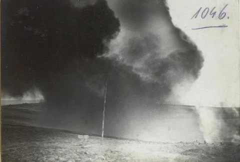 Austrian Museums, 17th-20th ct, Extension course Rohatyn. Flame width of smoke Stock Photos