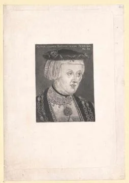 Austrian Museums, 17th-20th ct, Anna, Princess of Bohemia Hungary. Stock Photos