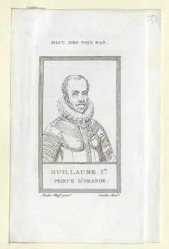 Austrian Museums, 17th-20th ct, Wilhelm I, Prince of Orania, Count of Nassau 스톡 사진