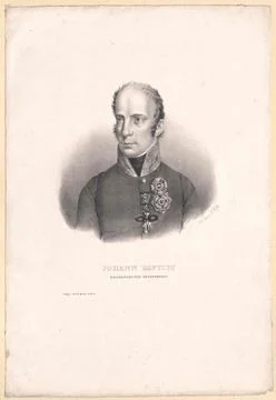 Austrian Museums, 17th-20th ct, Johann, Archduke of Austria. Stock Photos