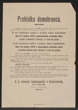Austrian Museums, 17th-20th ct, Country Storm Pattern - Kralowitz - in Czech Stock Photos