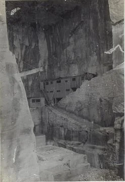 Austrian Museums, 17th-20th ct, Commando accommodations in the Cava Stock Photos