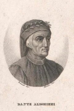 Austrian Museums, 17th-20th ct, Dante Alighieri . Stock Photos