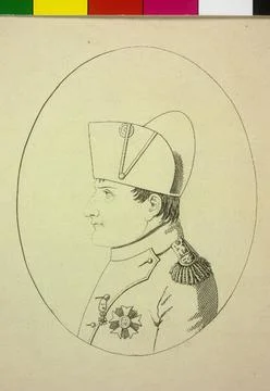 Austrian Museums, 17th-20th ct, Napoleon I. Bonaparte, Emperor of the French. Stock Photos