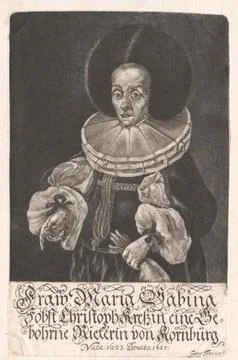 Austrian Museums, 17th-20th ct, Rieter of Kornburg, Maria Sabina. Stock Photos