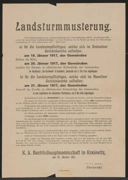 Austrian Museums, 17th-20th ct, Country Storm Pattern - Kralowitz Country Stock Photos