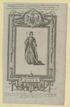 Austrian Museums, 17th-20th ct, Maria II., Queen of England as Queen: Full 写真素材