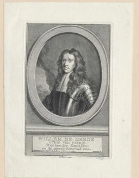 Austrian Museums, 17th-20th ct, Wilhelm III., Prince of Orania, King of England 스톡 사진