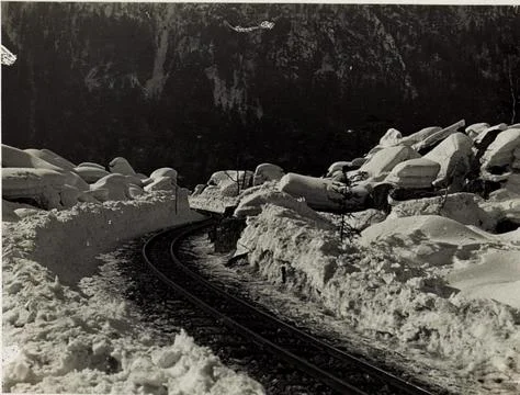 Austrian Museums, 17th-20th ct, Km 15.4 train uphill in the crash. . Stock Photos