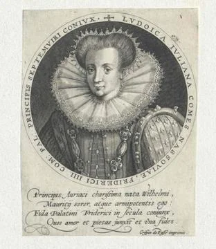 Austrian Museums, 17th-20th ct, Luise Juliane, Princess of Orania, Countess of Stockfoto's