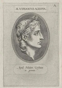 Austrian Museums, 17th-20th ct, Agrippa, Marcus Vipsanius . Stock Photos