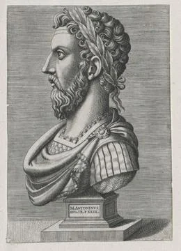 Austrian Museums, 17th-20th ct, Marcus Aurelius, Roman Emperor. Stock Photos