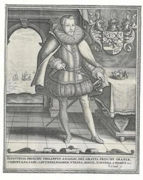 Austrian Museums, 17th-20th ct, Philipp Wilhelm, Prince of Orania, Count of Stock Photos