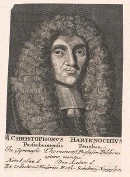 Austrian Museums, 17th-20th ct, Hartknoch, Christoph Stecher: Monogrammist I. F. Stock Photos