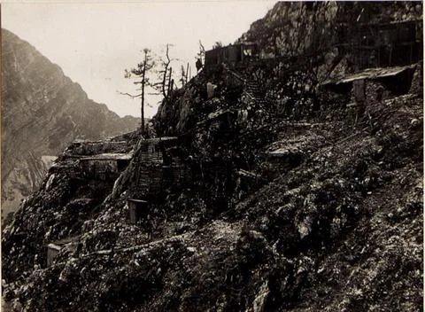 Austrian Museums, 17th-20th ct, Vrsicspitze + 1897 accommodations of fig. Stock Photos