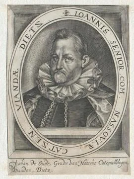 Austrian Museums, 17th-20th ct, Johann VI., The old, Count of Nassau-Dillenburg Stock Photos