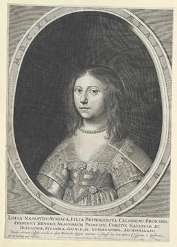 Austrian Museums, 17th-20th ct, Luise Henriette, Princess of Orania, Countess of 스톡 사진