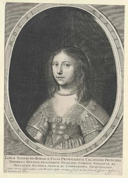 Austrian Museums, 17th-20th ct, Luise Henriette, Princess of Orania, Countess of 스톡 사진