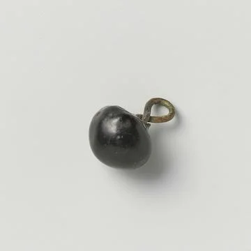 Austrian Museums, 17th-20th ct, Button from black glass or git. Button from 写真素材