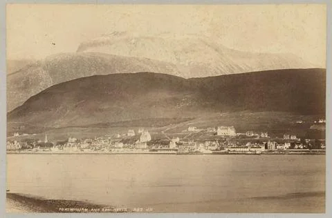 Austrian Museums, 17th-20th ct, Fort William and Ben Nevis, Scotland; Fort Stock Photos
