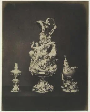 Austrian Museums, 17th-20th ct, Three metal objects from Garrand &amp; Co. Decorated Stock Photos