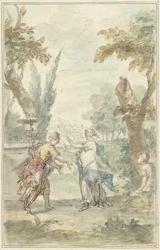 Austrian Museums, 17th-20th ct, Design for a socket: The blindfolded Amaryllis Stock Photos