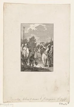 Austrian Museums, 17th-20th ct, Jacoba van Bavaria shoots goes to the parrot, 写真素材
