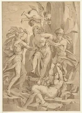 Austrian Museums, 17th-20th ct, Virtue in violation of ignorance, error and 写真素材