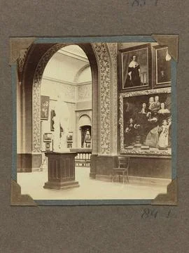 Austrian Museums, 17th-20th ct, From room 214 view of room 225 in 1893. In the Foto stock