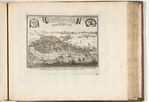 Austrian Museums, 17th-20th ct, Venice map, 1726; Venetia, an Archbishopal Fotos Stock