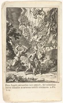 Austrian Museums, 17th-20th ct, Expulsion from paradise. Dispose of Adam and Eva Stock-Fotos