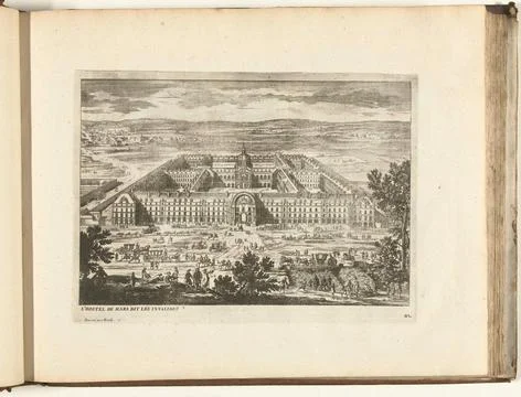 Austrian Museums, 17th-20th ct, View of the Htel des Invalides in Paris, 1726; Stock Photos