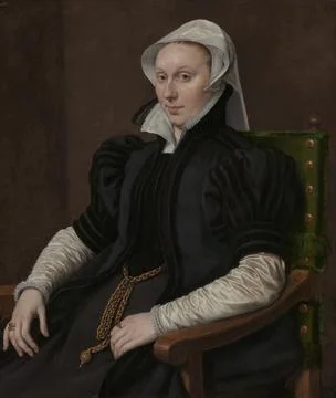 Austrian Museums, 17th-20th ct, Portraits of Sir Thomas Gresham and Anne Stock-Fotos