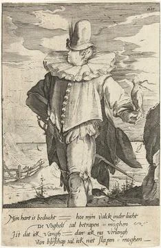 Austrian Museums, 17th-20th ct, Sky; Ar; The four elements. A falconer with a Stock Photos